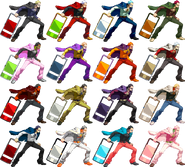 BlazBlue Kanji Tatsumi alt colors.png (298 KB) Kanji's alts in BlazBlue: Cross Tag Battle