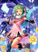 Tiki as a idol illustration by cuboon for Fire Emblem Cipher Series 4