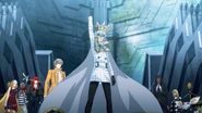 The protagonist is crowned as king.