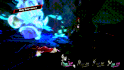 Holy Benevolence being cast in Persona 5 Royal.