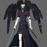 Concept artwork of Thanatos in Persona 3 The Movie