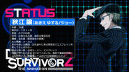 Yuzuru Akie's profile in Devil Survivor 2 The Animation