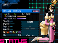 Hathor as she appears in Shin Megami Tensei: Devil Survivor 2.