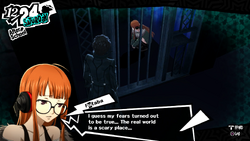 Futaba in her cell.