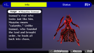 Magatsu-Izanagi's compendium entry in Persona 4 Golden