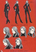Sae in the P5A Artbook