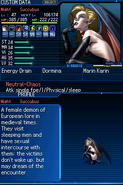 Succubus in Shin Megami Tensei: Strange Journey