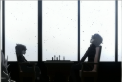 Young Yamato plays chess with Alcor