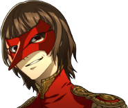 Akechi smirking (Prince outfit)