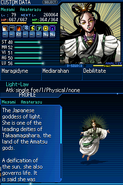 Amaterasu as she appears in Shin Megami Tensei: Strange Journey