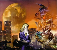 Promotional artwork of Louis Cyphre by Kazuma Kaneko