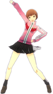 Chie dressed as Yukari in Persona 4: Dancing All Night