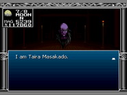 Masakado as he appears in Kyuuyaku Megami Tensei