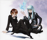 Artwork of Gouto with Rei and Nemissa