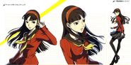 Concept of Yukiko on arcade mode