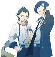 The protagonist and Ryoji