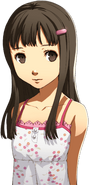 Nanako's epilogue portrait in Persona 4 Golden