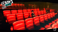 Morgana and the protagonist at the movie theater.