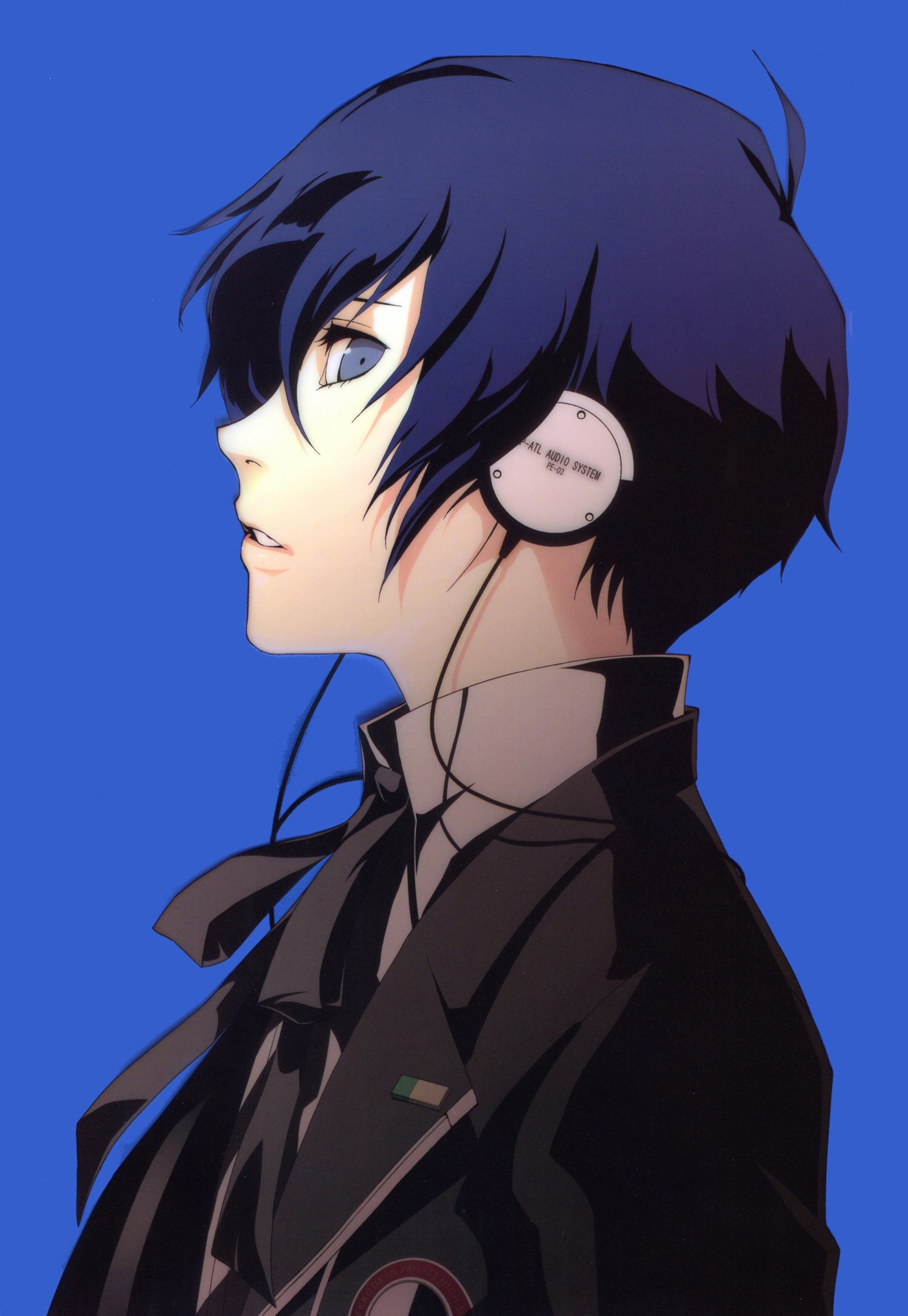 anime guy with blue hair tumblr