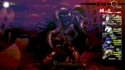 Babylon Curse being cast in Shin Megami Tensei V.