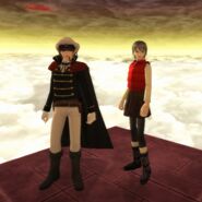 Dr. Victor and Hitomi's outfits in Shin Megami Tensei IMAGINE