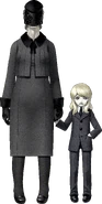 The blond child and his chaperone in Shin Megami Tensei 3: Nocturne
