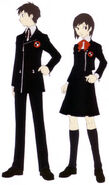 The school's uniform.