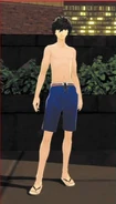 The protagonist in the Swimsuit