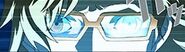 Yosuke's personalized glasses anime close up