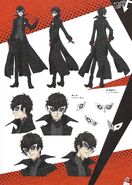 Ren in the P5A Artbook (6)