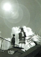 Protagonist, Yumi and Charlie in novel