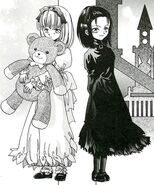 Mai with Aki as they appear in the Megami Ibunroku Persona manga