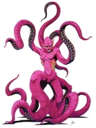 Scylla as she appears in Shin Megami Tensei II