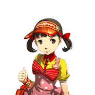 Nanako Dojima's portrait in Persona 4: Dancing All Night