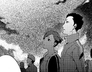 Kazushi and Yuko in the manga adaptation