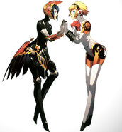 Metis and Aigis in Soejima Shigenori Arts Book 2004-2010