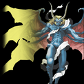 Lucifer's fallen angel form, as seen in Persona 3: FES and Persona 4.