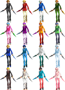BlazBlue Yosuke alt colors