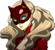 P5 portrait of Anne Takamaki's Phantom Thief outfit