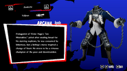 Valjean's Compendium entry in Persona 5 Strikers