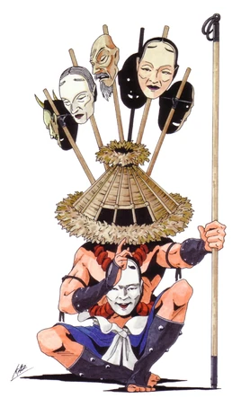 Kamen-Hijiri (SMTII Art)