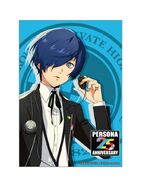 Trading photo card of the Persona 3 protagonist