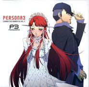 Chidori and Junpei in a drama CD