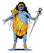 Portrayal of Beelzebub's humanoid form (Baal Zebul)