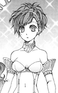 Kotone wearing High-Cut Armor in Persona 3 Portable Comic Anthology (DNA Media Comics)