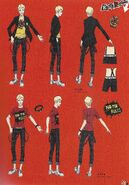 Ryuji in the P5A Artbook