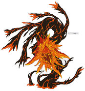 Official art of Shesha's first form from Shin Megami Tensei IV Apocalypse