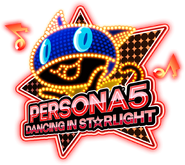 Morgana on the Persona 5: Dancing in Starlight Logo