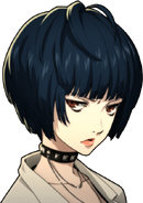 Takemi scowling