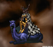 Paimon as seen in Devil Summoner: Soul Hackers.